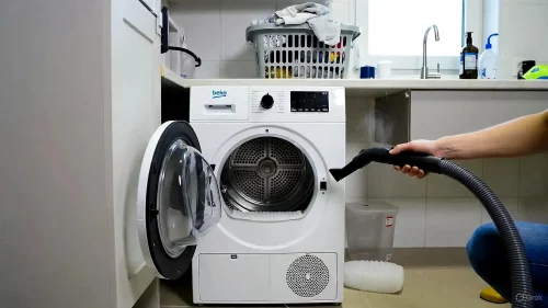 Beko Wärmepumpentrockner Lamellen reinigen wenn Wäsche nicht trocken wird.