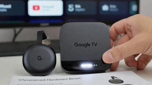 Anleitung zum Zurücksetzen eines Google Chromecast ohne App per Hardware-Taste