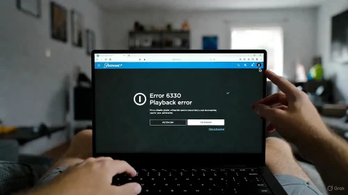 Paramount Plus Fehler 6330 am Laptop durch AdBlocker verursacht.