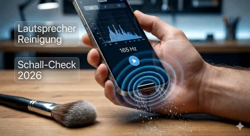Klingt dein iPhone dumpf? Erfahre, wie du mit speziellen Schallwellen Wasser und Staub entfernst, welche Frequenzen helfen und wie du 2026 deine Lautsprecher sicher reinigst.