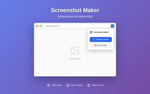 Chrome Screenshot ganze Seite: Die Screenshot Maker Extension von fragklar.de