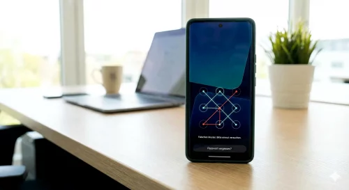 Ein Windows PC Bildschirm zeigt das geöffnete Mi Unlock Tool während ein Xiaomi Handy per USB-Kabel verbunden ist.